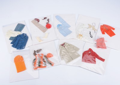 Lot 429 - A selection of Ken's clothes 1960s