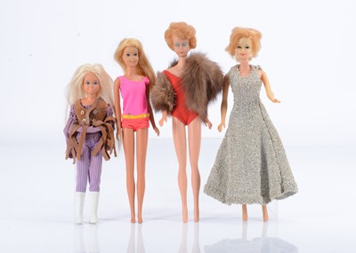 Lot 440 - Four Mattel Barbie and friends dolls