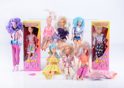 Lot 463 - Eight Hasbro Jem dolls