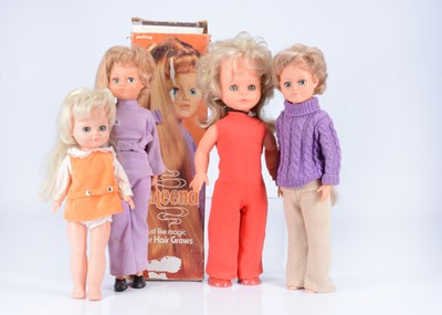 Lot 470 - Two Palitoy Sheena Hair Grow dolls