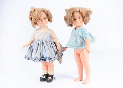 Lot 471 - Two Ideal Shirley Temple vinyl dolls 1970s