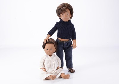 Lot 480 - A Trendon Gregor Sasha doll and baby doll