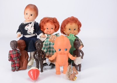 Lot 488 - Six characterful plastic dolls
