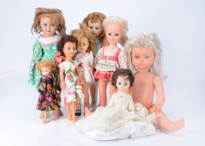 Lot 489 - Hard plastic and vinyl teen fashion dolls