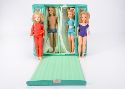 Lot 490 - Ideal Tammy and Ted dolls 1960s