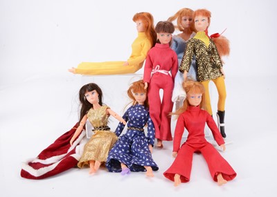 Lot 493 - Seven Dollikin Action dolls