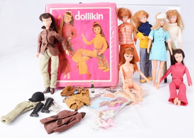 Lot 495 - Dollikin Action dolls, accessories and spare parts