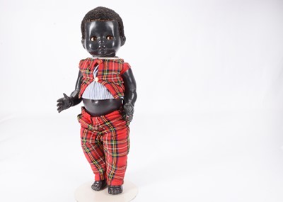 Lot 512 - A Pedigree walking black hard plastic doll