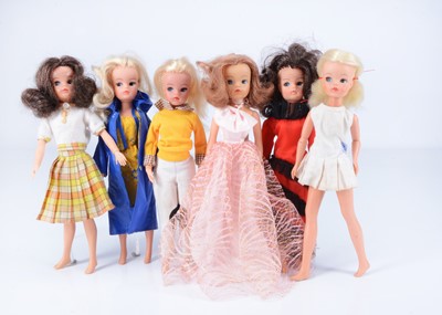 Lot 582 - Two Pedigree Sindy  Lovely Lively dolls