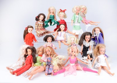 Lot 592 - A selection of Sindy doll with additions/alterations