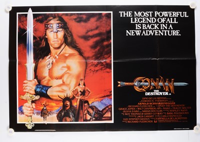 Lot 385 - Conan The Destroyer (1984) UK Quad Poster