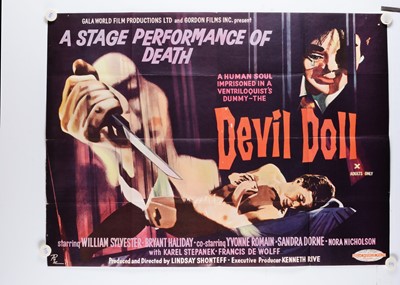 Lot 387 - Devil Doll (1964) UK Quad Poster