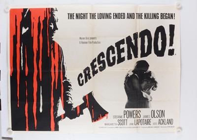 Lot 390 - Crescendo (1970) UK Quad Poster