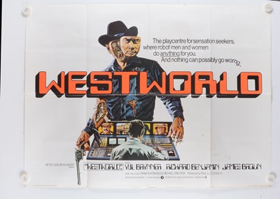 Lot 393 - Westworld (1973) UK Quad Poster