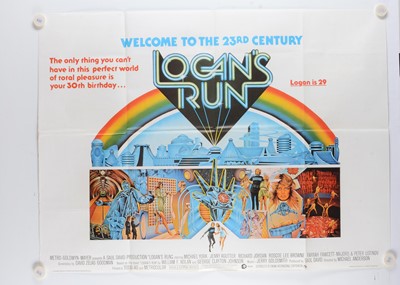Lot 394 - Logan's Run (1976) UK Quad Poster