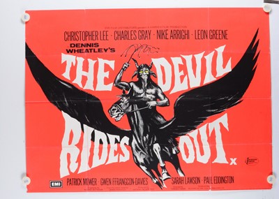 Lot 396 - The Devil Rides Out UK Quad Poster
