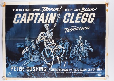 Lot 397 - Captain Clegg (1962) UK Quad Poster