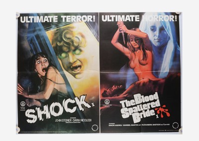 Lot 414 - Shock / The Blood Spattered Bride UK Quad Poster