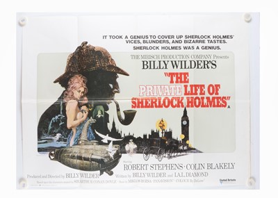 Lot 416 - The Private Life Of Sherlock Holmes (1970) Quad Poster