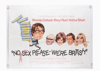 Lot 417 - No Sex Please We're British (1973) UK Quad Poster