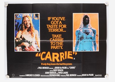 Lot 418 - Carrie (1976) UK Quad Poster