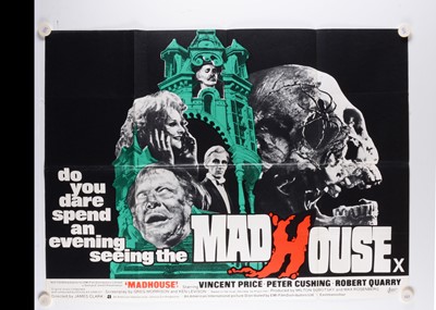 Lot 423 - Madhouse (1974) UK Quad Poster
