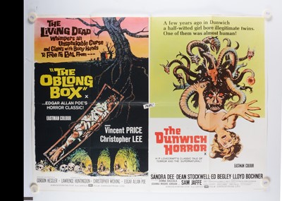 Lot 424 - The Oblong Box / The Dunwich Horror UK Quad Poster