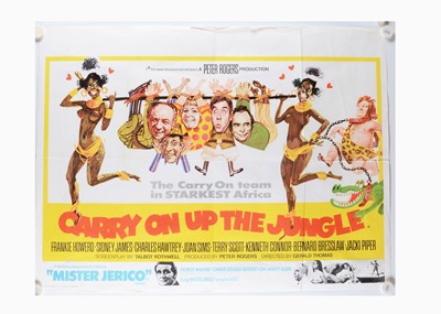 Lot 430 - Carry On Henry / Carry On Up The Jungle UK Quad Posters