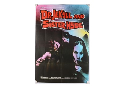 Lot 433 - Dr Jekyll and Sister Hyde (1971) UK One Sheet poster