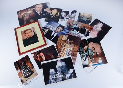Lot 458 - Doctor Who / 'Baddies' / Signed photos