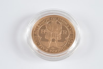 Lot 15 - A modern Royal Mint UK Henry VIII £5 Gold Proof Coin