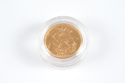 Lot 16 - A George V full gold sovereign