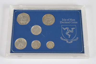 Lot 32 - A 1970s Isle of Man Sterling Silver Decimal Coin Set