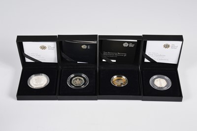 Lot 39 - Four modern Royal Mint silver coins