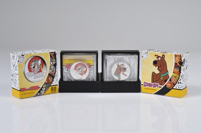 Lot 44 - Two Perth Mint Warner Brothers collectable 1 oz silver proof coins