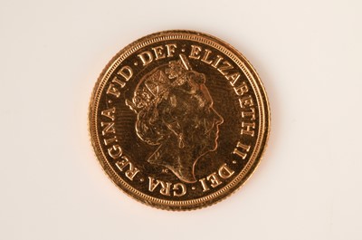 Lot 72 - An Elizabeth II half gold sovereign