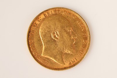 Lot 74 - An Edward VII full gold sovereign