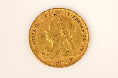 Lot 76 - A Victorian half gold sovereign