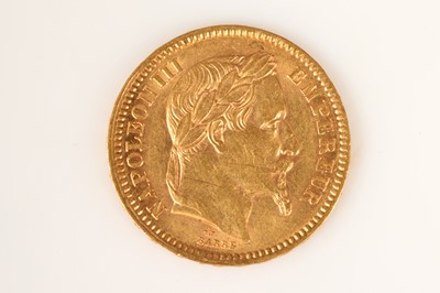 Lot 79 - A 19th century French gold coin
