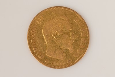 Lot 88 - A 19th century French gold coin