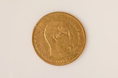 Lot 90 - A 19th century French gold coin