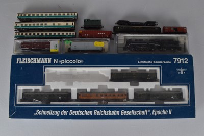 Lot 4 - Fleischmann MicroAce and other N gauge Locomotives and rolling stock (12)