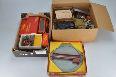 Lot 20 - Tri-ang Locomotives Rolling Stock track and accessories 00 gauge (qty in 2 boxes)