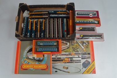 Lot 52 - Hornby 00 gauge APT set with Diesel and HST Locomotives and Coaches (22)