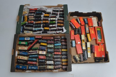 Lot 66 - Hornby Tri-ang and other Freight wagons Private Owner 00 gauge (115)