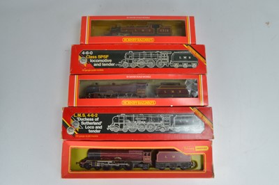 Lot 118 - Hornby Steam Locomotives in LMS livery and in original boxes 00 gauge  (5)