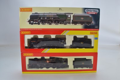 Lot 137 - Hornby (China) boxed 00 Gauge large Steam Locomotives and Tenders (3)