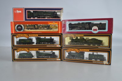 Lot 144 - Mainline Lima and other  Steam Locomotives  in original boxes all in GWR green liveries 00 gauge (7)