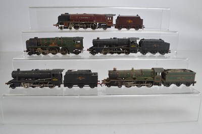 Lot 185 - Hornby-Dublo 00 Gauge 2-Rail unboxed Steam Locomotives and Tenders (9 including Tenders)