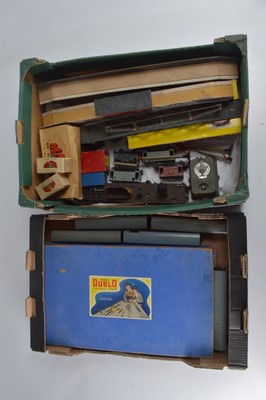 Lot 196 - Hornby-Dublo 00 Gauge 3-Rail EDP2 Duchess of Atholl Train Set various Dublo and Master Model Accessories and Hailey wooden Station (qty)